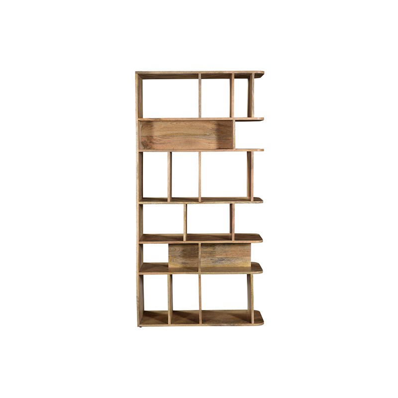 Bibliothèque séparateur en bois manguier massif l88 cm rupah