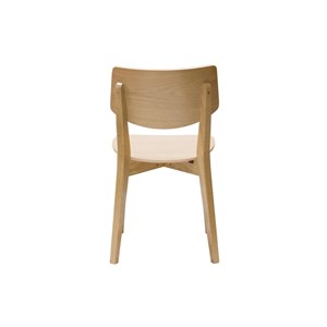 Chaises  en bois clair chêne (lot de 2) avea