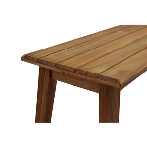 Banc de jardin bois massif l145 cm canopee