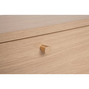 Meuble à chaussures finition bois clair chêne l126 cm silvestre