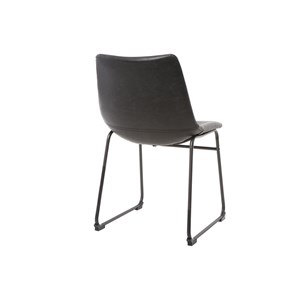Chaises industrielles noires (lot de 2) new rock
