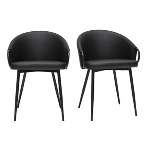 Chaises noires (lot de 2) precio