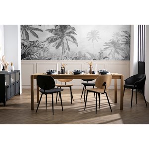 Chaises noires (lot de 2) precio