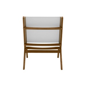 Fauteuil lounge de jardin en bois massif malibu