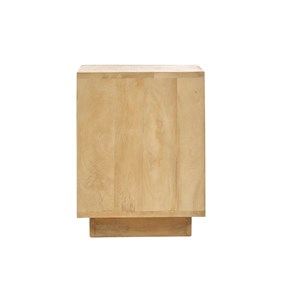 Table de chevet avec tiroir en bois manguier massif matcha