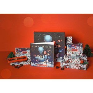 Calendrier de l'avent chapon chocolat arche de noël et son conte offert