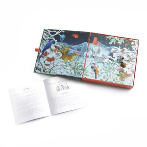 Calendrier de l'avent chapon chocolat arche de noël et son conte offert