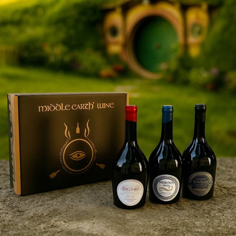 Coffret cadeau de vins seigneur des anneaux