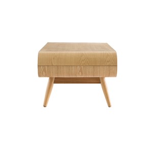 Table basse rectangulaire avec rangements bois clair l120 cm baltik