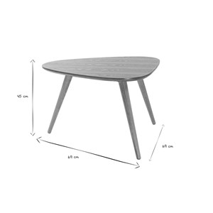 Table basse bois clair l69 cm artik