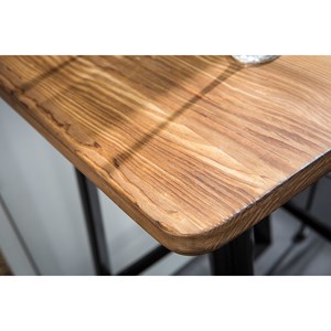 Table de bar noire l70 cm jones