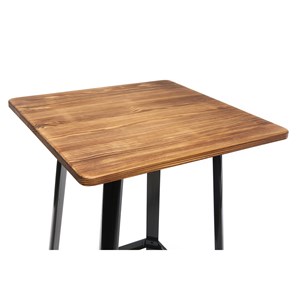 Table de bar noire l70 cm jones
