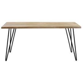 Table à manger en bois manguier massif l160 cm vibes