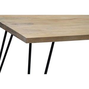 Table à manger en bois manguier massif l160 cm vibes