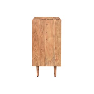 Meuble de rangement vinyles en bois massif l65 cm virgile