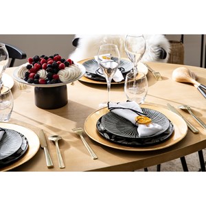 Table à manger ovale en bois manguier massif l160 cm vibes