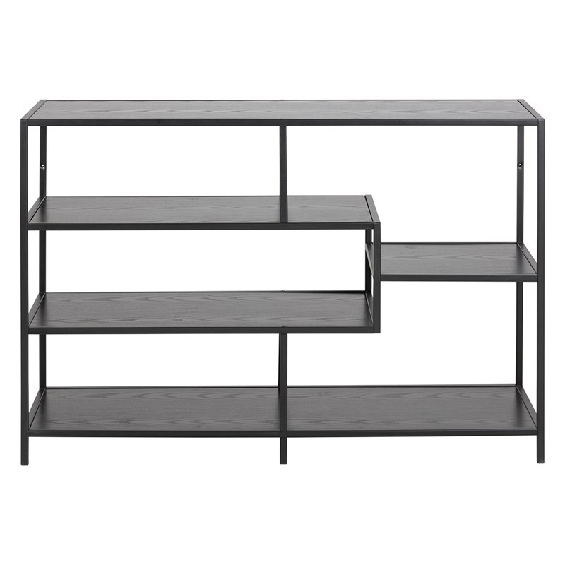 Console ouverte noire l114 cm tresca