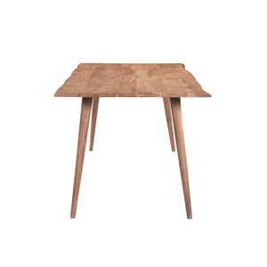 Table à manger rectangulaire en bois massif l175 cm savana