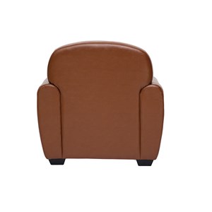 Fauteuil  cuir marron club