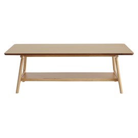 Table basse rectangulaire finition chêne l120 cm bakar