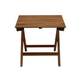 Table basse de jardin pliante en bois massif l40 cm itza