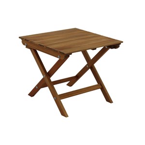 Table basse de jardin pliante en bois massif l40 cm itza