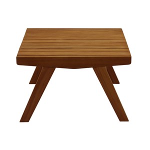 Table basse de jardin en bois massif l65 cm tidak