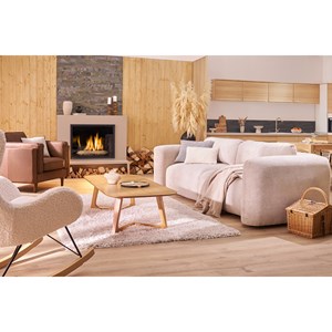 Table basse rectangulaire bois clair l150 cm juke