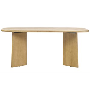 Table à manger rectangulaire en bois manguier massif l180 cm sota