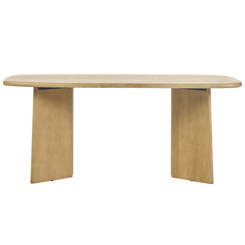Table à manger rectangulaire en bois manguier massif l180 cm sota