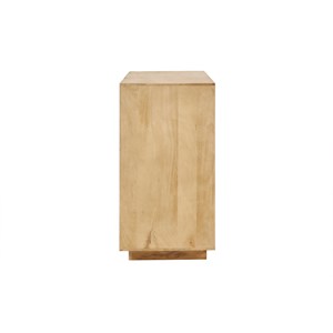 Buffet en bois manguier massif 3 portes l160 cm matcha