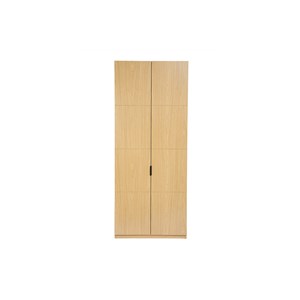 Armoire dressing avec penderie finition bois chêne l90 cm garence