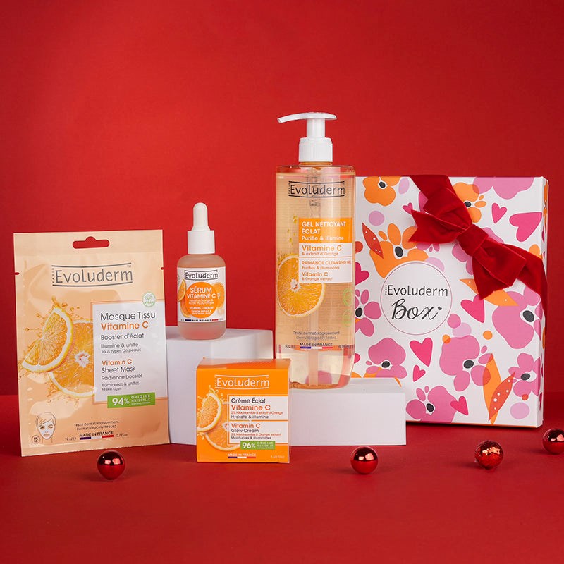 Evoluderm - coffret visage 100 % vitamine c - box roséa