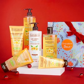 Evoluderm - coffret corps et cheveux monoï à la folie - box spring