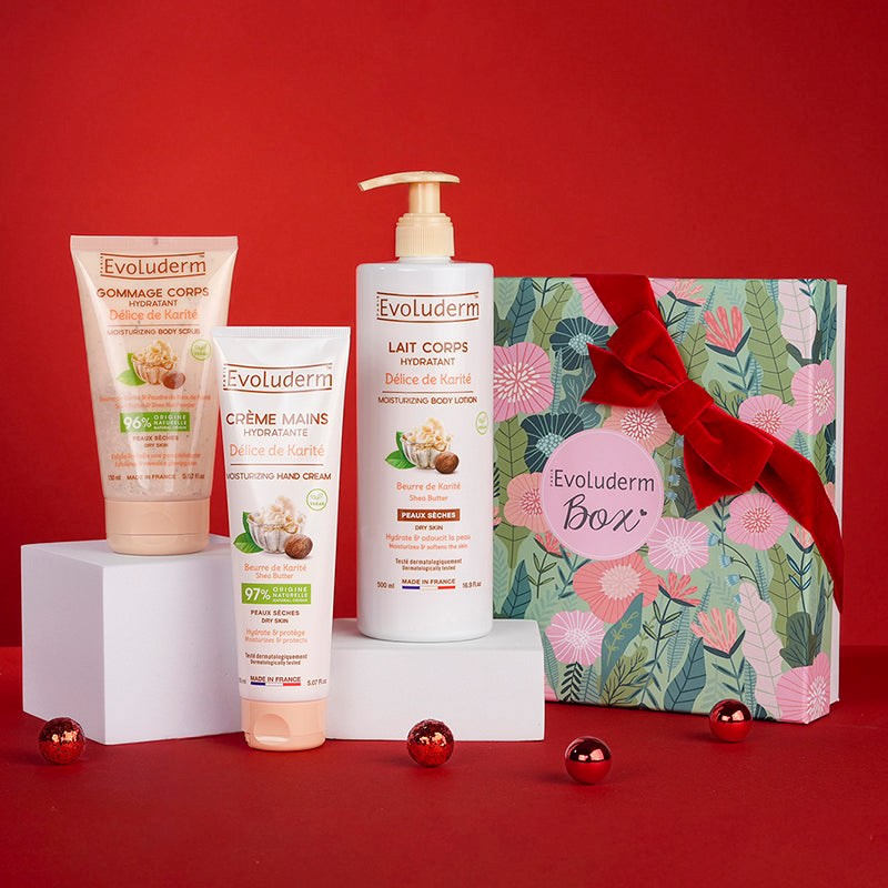 Evoluderm - coffret corps délice de karité - box jungle