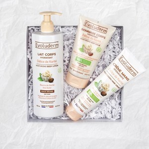 Evoluderm - coffret corps délice de karité - box jungle
