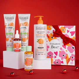 Evoluderm - coffret visage et corps carotte - box roséa