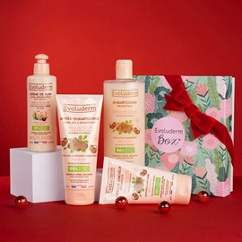 Evoluderm - coffret cheveux délice de karité - box jungle
