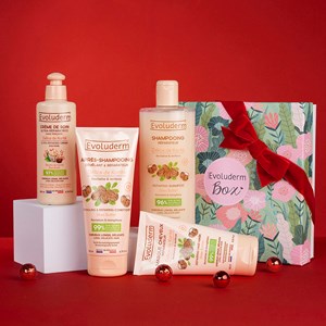 Evoluderm - coffret cheveux délice de karité - box jungle