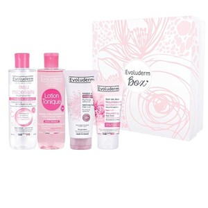Evoluderm - coffret visage peaux sensibles - box flower