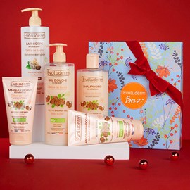 Evoluderm - coffret corps et cheveux délice de karité - box spring