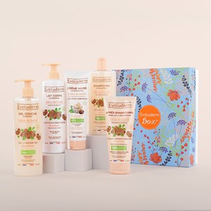 Evoluderm - coffret corps et cheveux délice de karité - box spring