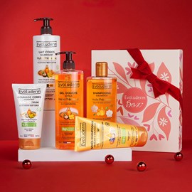 Evoluderm - coffret soyeux corps et cheveux huile précieuse - box eternelle