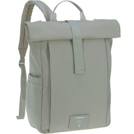 Sac à dos à langer rolltop up vert argenté green label