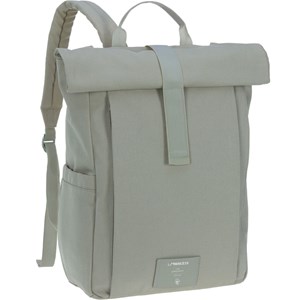Sac à dos à langer rolltop up vert argenté green label