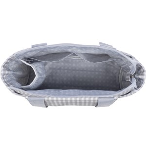 Sac à poussette i love vichy gris