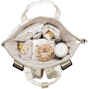Sac à dos à langer mimosa rose