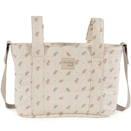 Sac à poussette crossbody mimosa rose