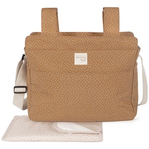 Sac à poussette à pois poppy cannelle