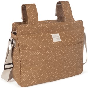 Sac à poussette à pois poppy cannelle